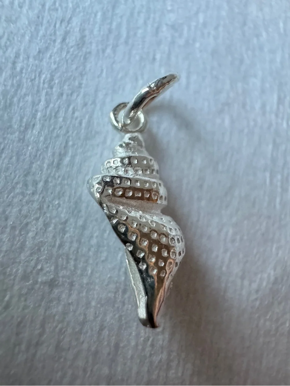 Sterling Silver Sea Snail Shell 3D Charm Pendant For Bracelet Necklace New